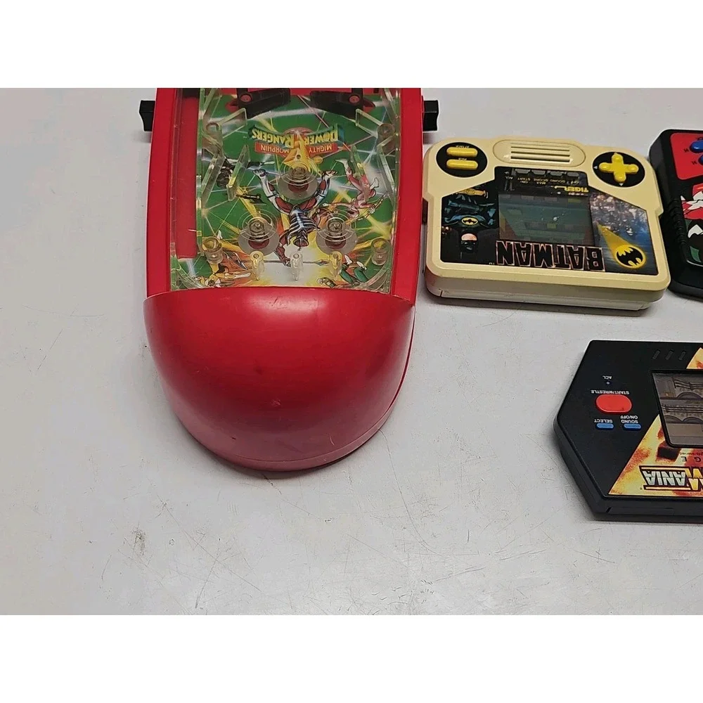 Vintage 80s/90s Electronic Handheld Game Lot-Set of 4